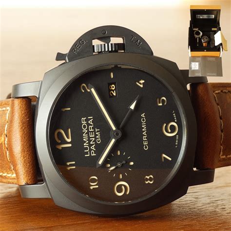 panerai ceramica gmt|panerai gmt sale.